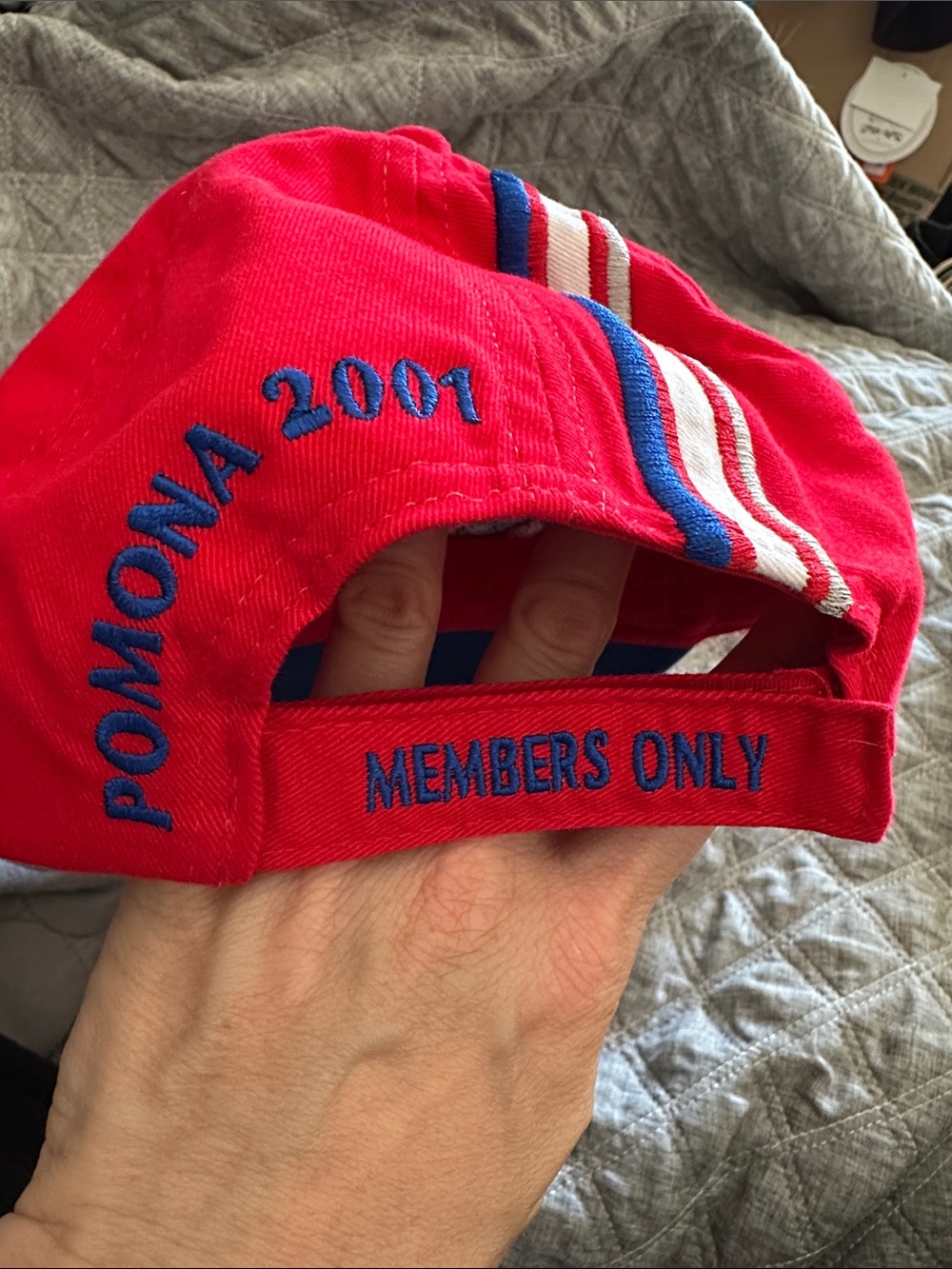 Red Racing Baseball Cap - 50 Years Commemorative - Picture 3 of 5